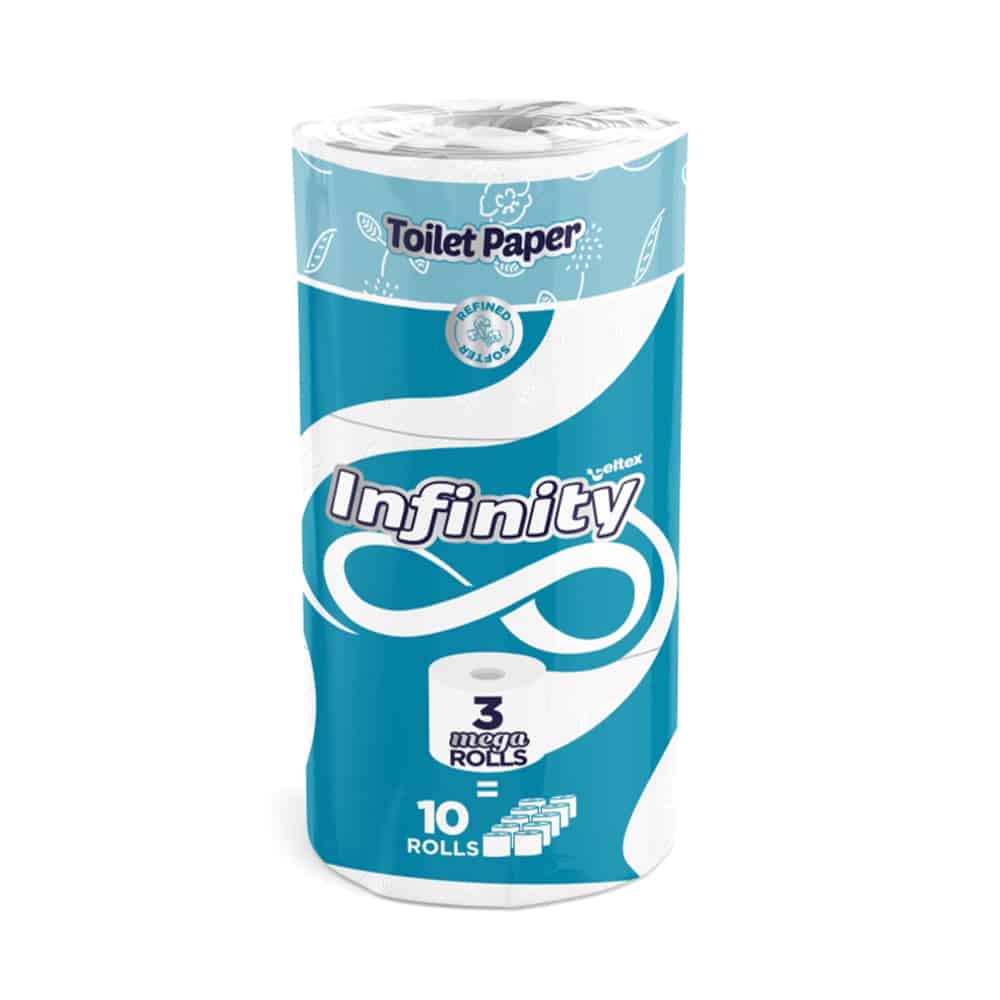 Maxi rotolo carta igienica 2 veli Infinity Celtex 3 pz. - KB Shop