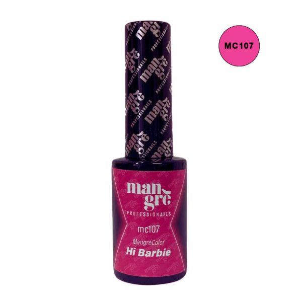 Smalto Semipermanente 107 Hi Barbie 8 ml. Mangrè Color MC107 Mangrè Professionals KeBeauty Shop 8052107912542