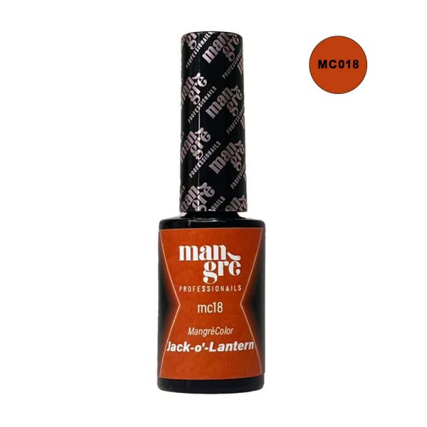 Smalto Semipermanente 018 Jack O' Lantern 8 ml. Mangrè Color MC18 Mangrè Professionals KeBeauty Shop 8052107910456