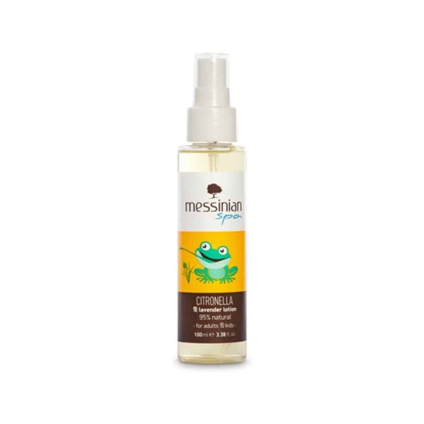 Lozione spray citronella e pantenolo 95% naturale Messinian Spa