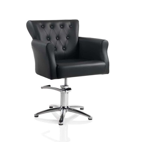 Poltrona da parrucchiere base a stella Hair Throne Xanitalia