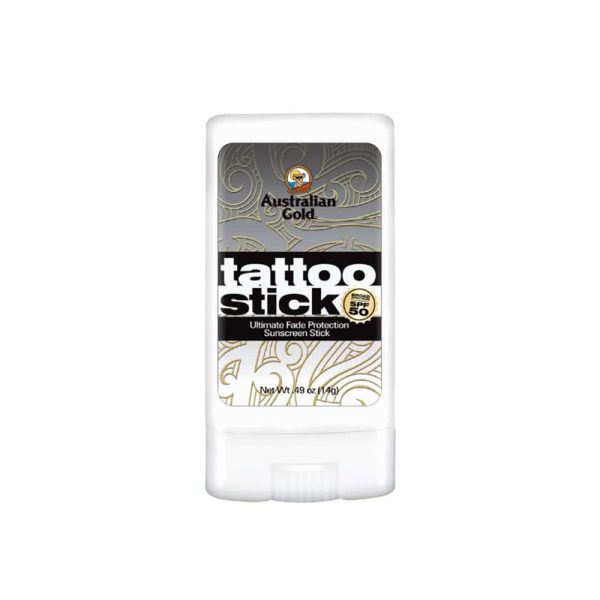 Protezione solare stick specifica viso e tatuaggi tattoo SPF 50 AGCF25069 Australian Gold 054402411278