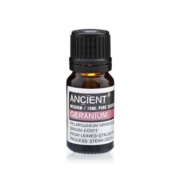 Olio essenziale puro di geranio 10 ml. EO-08 Ancient Wisdom 5055796528455