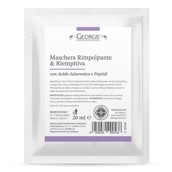 Maschera viso in cellulosa ANTIAGE con peptidi Georgie C20100 8050030990538