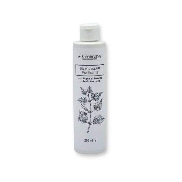 Gel micellare purificante con acqua di betulla e acido azelaico 250 ml. Georgie 8050030992310 GR Service SRL