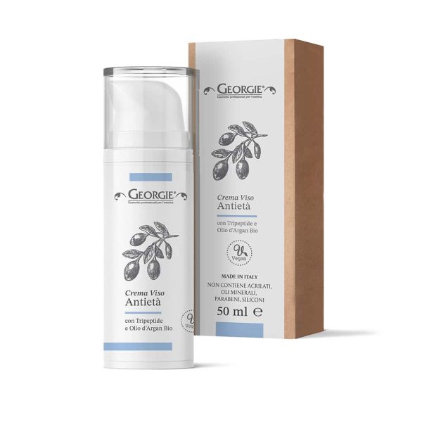 Crema viso antietà Georgie con tripeptide e olio d'argan. C8013 8050030990019