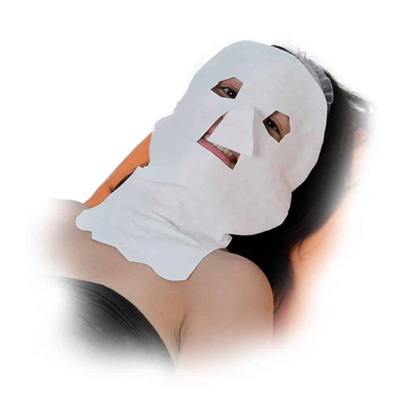 Maschera viso in sontlace per trattamento viso 100 pezzi 033M monouso