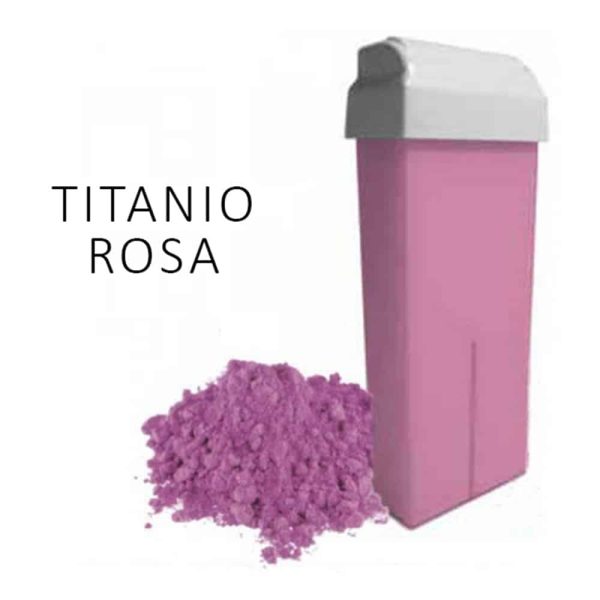 Rullo cera biossido di titanio rosa 100 ml. CER421 Ro.ial. depilazione monouso