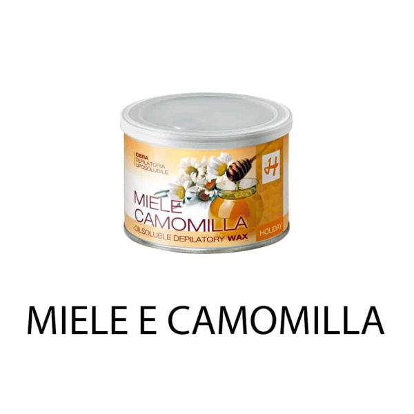 Barattolo cera miele e camomilla 400 ml. Perfetta Holiday B234