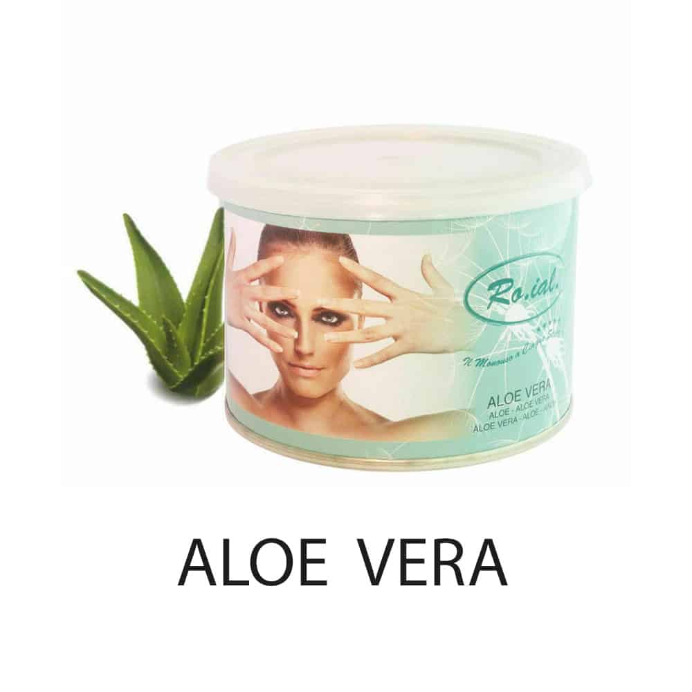 Cera depilatoria in barattolo da 400 ml. Aloe Vera CER2072 Ro.ial. Depilazione Monouso