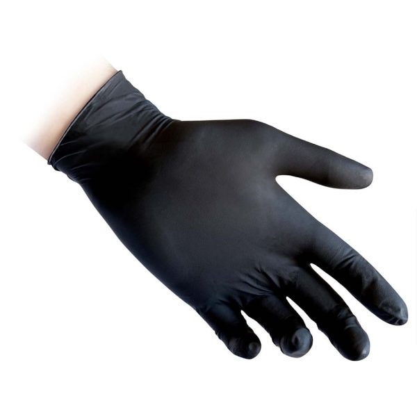 Guanto nitrile nero N81 Reflexx monouso 8032891630075 8032891630082 8032891630099