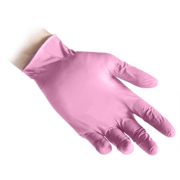 Guanto nitrile monouso rosa N82 Reflexx 8032891630341 8032891630358 8032891630365 8032891630372