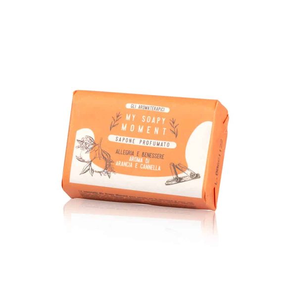 Sapone artigianale Arancia e Cannella My Soapy Moment Gli Aromaterapici 100 gr. H090 Labor Pro