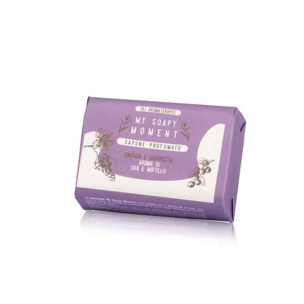 Sapone artigianale Uva e Mirtillo My Soapy Moment Gli Aromaterapici 100 gr. H091 Labor Pro