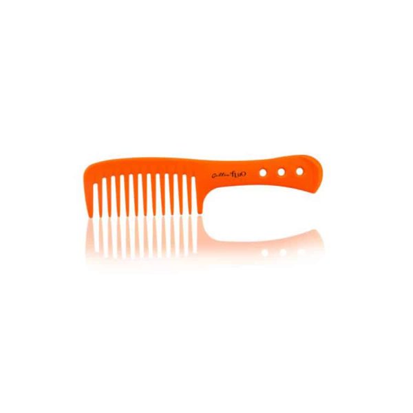 Pettine districante con manico per capelli bagnati Gettin' Fluo Arancio C825A Labor Pro 8012345551415