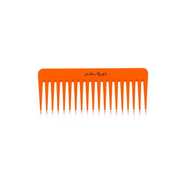 Pettine rado lungo (districante) per capelli ricci o mossi Gettin' Fluo Arancio C827A Labor Pro 8012345551491