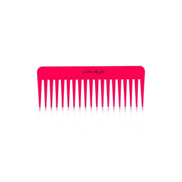 Pettine rado lungo (districante) per capelli ricci o mossi Gettin' Fluo Fucsia C827F Labor Pro 8012345551460