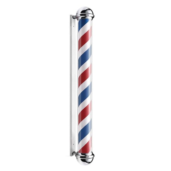 Barber Pole illuminato ruotante 156 cm. Barburys 7760008 5412058215674