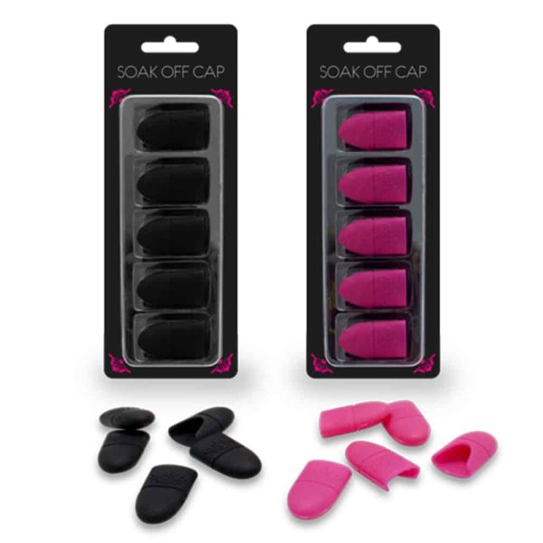 Soak off cap. Cappucci in silicone per rimozione gel. 5 pezzi. GO0070 Hypnotic Nails e Beauty SRL